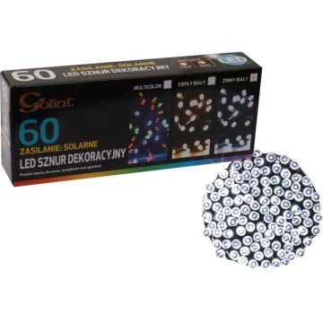 shumee BOŽIČNE LUČKE ZA DREVO 60 LED-SONČNIH HLADNO BELE