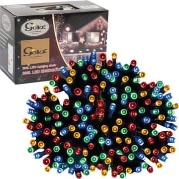 shumee Lučke za božično drevo 200 LED z utripajočim učinkom, večbarvne, za notranje prostore