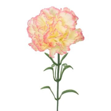 shumee Umetni nagelj rumeno-rožnatega senčenja 50 cm