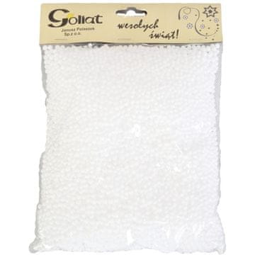 shumee Bele stiroporne kroglice za dekoracijo 4-6 mm v plastični vrečki