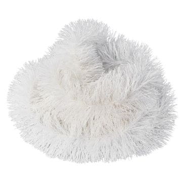 shumee Bela verižica za božično drevo iz kovinske folije, premer 15 cm x 3 m - poljski izdelek GOLIAT