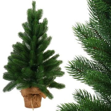 shumee Umetno božično drevo GOLIAT Filip s podstavkom, višina 50 cm, barva zelena, izdelano na Poljskem