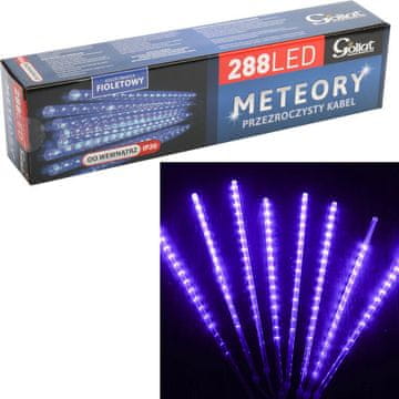 shumee 'Vijolične meteorske lučke za božično drevo 288 LED - notranja svetlobna dekoracija'