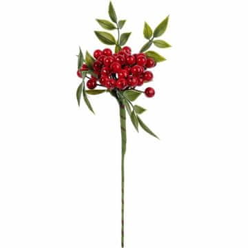 shumee RDEČE KROGLE IZ VEJ JESENA 34 CM