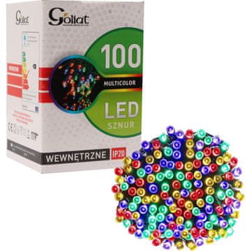 shumee LED lučke za božično drevo, večbarvne, 100 kosov, dolžine 5 m, varčne
