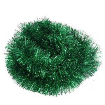 shumee Goliat Premium božična jelka veriga zelena 10 cm 3 m kovinska folija