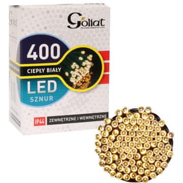 shumee Niz zunanjih božičnih luči 400 LED toplo bela IP44, dolžina 19,95 m