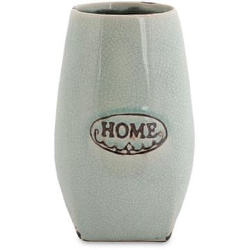shumee Keramična vaza, višina 18 cm, vintage stil, barva mete Home