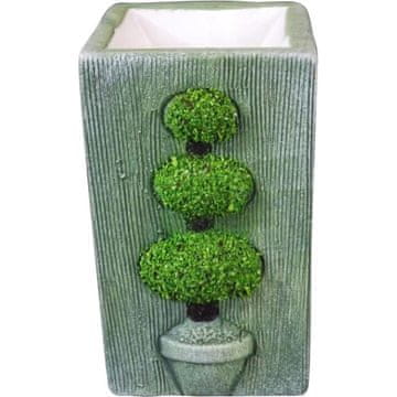 shumee Pravokotni svečnik z motivom drevesa 12x7 cm