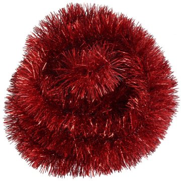 shumee Rdeča verižica za božično drevo iz kovinske folije, 5 cm x 2 m - POLJSKI IZDELEK - GOLIAT
