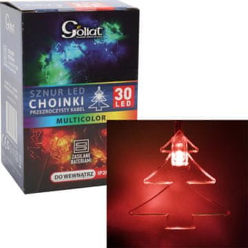 shumee 30 LED LUČK ZA BOŽIČNO DREVO VEČBARVNE LUČKE ZA BOŽIČNO DREVO NA BATERIJE