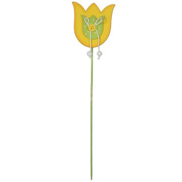 shumee Rumeni tulipan na trnu - vrtna dekoracija, višina 28 cm