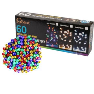 shumee Sončna girlanda s 60 LED večbarvnimi lučmi za vrtne in božične okraske