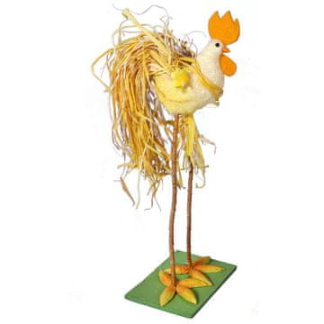 shumee Sisalov petelin stoječ oranžen 30 cm