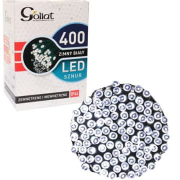 shumee Zunanje lučke za božično drevo 400 LED hladno bela, dolžina 19,95 m + kabel 1,5 m, napajanje IP44
