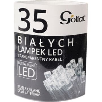 shumee 35 LED lučk za božično drevo, hladno bela, napajane z 2 baterijama AA (baterije niso priložene) - za notranjo uporabo