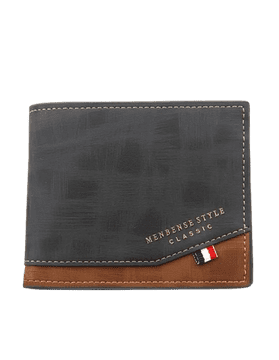 TOŠN Moška denarnica MenBense Classic siva