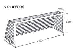 SEDCO SEDCO FTN02 - 3,2x2,1x1,5 m - SET NA DVĚ BRANKY