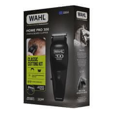 Wahl Vodilna brezžična frizirka Wahl Home Pro 300 z litij-ionsko baterijo, 10 globinah, ergonomska zasnova, črna.