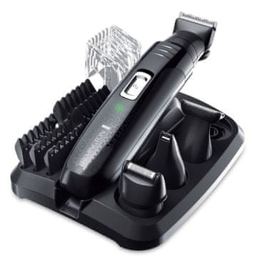 Remington Remington PG6130 gospodinjski brivnik/telo v črni barvi, brezžičen, samoodrževalni rezilo, 40 minut delovanja, 16 ur polnjenja