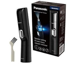 Panasonic Panasonic ER-GN300 precizni trimerski aparat za nos, brezžičen, črn, inox rezila, do 40 min uporabe, vodoodporen.
