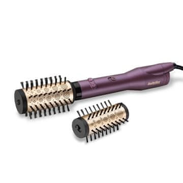BaByliss BaByliss AS950E Velika pričeska - Dvojna vroča krtača, 650 W, črna, roza zlata, vijolična, 2,5 m kabla, s funkcijo hlajenja