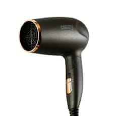 Adler Sušilec za lase Camry CR 2261, kovinska siva in zlata, moč 1400 W, zložen, z dvema hitrosti in nivojema ogrevanja