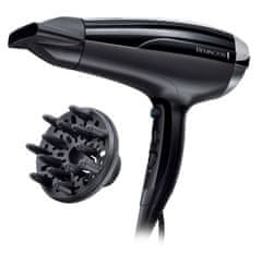Remington Sušilec za lase Remington D5215, 2300 W, črn, 3 nastavitve toplote, ionska funkcija, hladni zrak, difuzor in koncentrator.