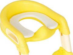 EcoToys Straniščni sedež z lestvijo - rumen