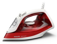 Philips Parni likalnik Philips DST 2010/40 z nelipnim podplatkom, moč 2000 W, rdeče-bela, proti kapljanju, 25 g/min pare.