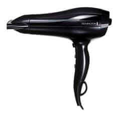 Remington Remington D5210 Sušilec za lase, 2200 W, črn, 3 stopnje toplote, 2 hitrosti, keramični ogrevalni sistem, hladna funkcija