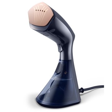 Philips Ročni parni čistilec Philips GC810/20, 1600 W, kapaciteta rezervoarja 0,23 L, črna, z vertikalno paro in dodatkom za krtačenje.