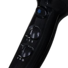 Remington Remington D5210 Sušilec za lase, 2200 W, črn, 3 stopnje toplote, 2 hitrosti, keramični ogrevalni sistem, hladna funkcija