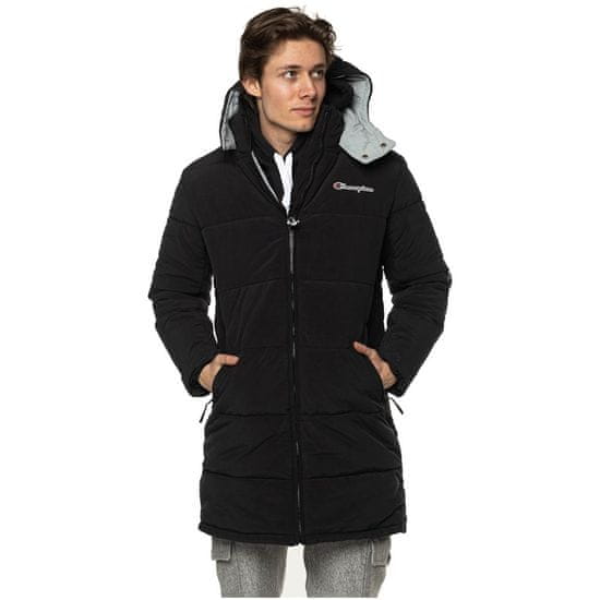 Champion Jakne uniwersalne črna Script Logo Back Padded Hooded
