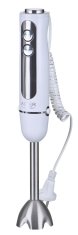 Adler Ročni mešalnik ADLER AD 4625W, nerjaveče jeklo, 1500 W, bel, 5 hitrosti, turbo način, mehanična regulacija