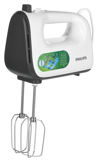 Philips Ročni mešalnik Philips 5000 serije HR3741/00, 450 W, bel, 5 hitrosti, turbo funkcija, ergonomska zasnova