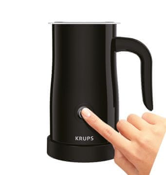 Krups Avtomatski aparat za mleko Krups XL1008, črna, 500 W, kapaciteta 0,3 L, snemljiv pokrov, brezžičen, perforator do 150 ml.