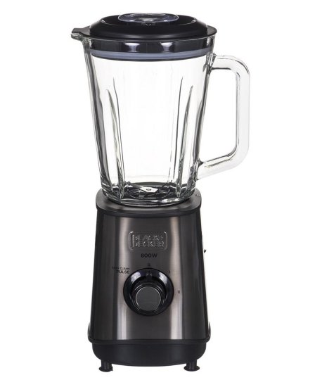 Black+Decker Mešalnik Black+Decker BXJB800E, 800W, 1,5L, stekleni vrč, ergonomska zasnova, enostavno čiščenje, 2 hitrosti, varnostni način.
