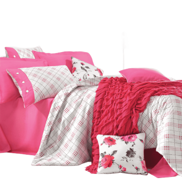 Issimo Posteljnina iz bombažnega satena SANDERA 200x220/4*50x70