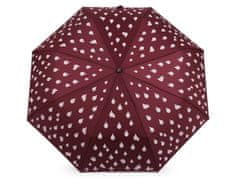 Ženski zložljivi dežnik drops magic - bordo st.