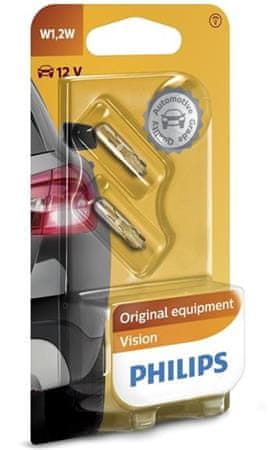 Philips Avtomobilska žarnica W1,2W 12516B2, Vision 2 kosa v paketu