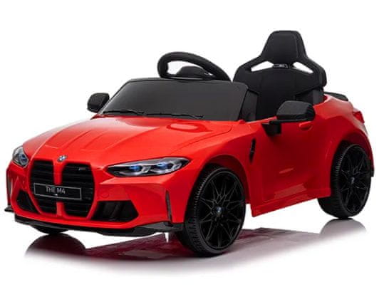 Bmw M4 RDEČI Avto na akumulator EVA Usnje pilot