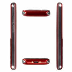Evolveo Easyphone LT mobilni telefon za starejše s polnilnim stojalom (rdeč)