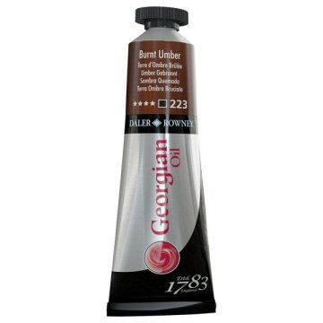 Daler Rowney Oljna barva Georgian 38ml, Burnt Umber