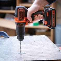 Black+Decker AKU UDARNI VRTALNIK 18 V 1,5 Ah S PRIBOROM BDCHD18S1KA