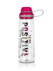 Banquet láhev na pití 750ml YOGA New tritan RŮŽ