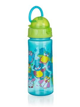 Banquet láhev na pití 500ml s brčkem SOVA PH ZE