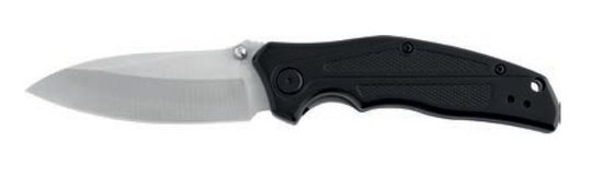 Ausonia 26155 Zložljiv žepni nož 20 cm, črn