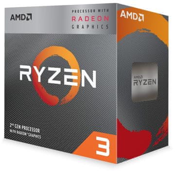 AMD procesor AM4 Ryzen 3 3200G Box 3,6 GHz MAX Boost 4,0GHz 65W Radeon Vega 8