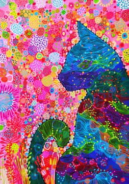 ENJOY Potujoča mačka Puzzle 3000 kosov